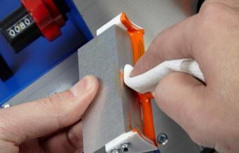 清洗葉片、葉片支架和側(cè)壁